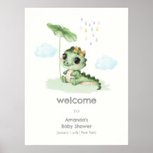 Süßer Regentropfen Kleiner Drache Baby Shower Will