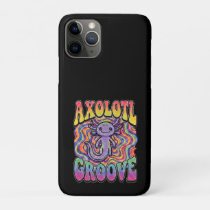 Süßer Retro-Axolotl-Groove trippy 70 Hippie-Regenb Case-Mate iPhone Hülle