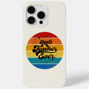 Süßer Retro-Minimal-Handyhülle Bester Lehrer übe Case-Mate iPhone Hülle