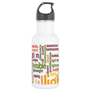 Süßer Retro-Vintage-Schöner-Licht-Text Edelstahlflasche