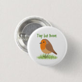 Süßer Robin-Vogel-Magnet Button (Vorne & Hinten)