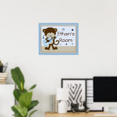Süßer Rockstar/Affen Rocker Poster/Druck Poster (Heimbüro)