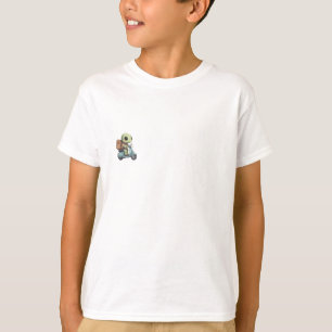 Süßer Roller Schildkröte Kinder T-Shirt