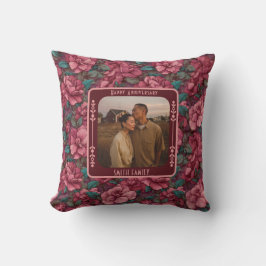 Süßer Romantischer Kissenbezug Zum 20. Hochzeitsta Kissen