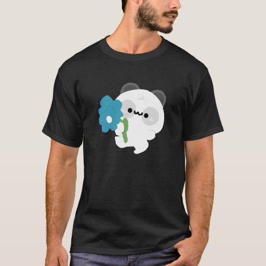Süßer romantischer Panda T-Shirt (Vorderseite)