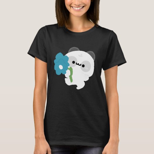 Süßer romantischer Panda T-Shirt (Vorderseite)