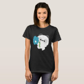 Süßer romantischer Panda T-Shirt (Vorne ganz)