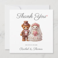 Süßer Romantischer Teddybär Bräutigam und Braut Da