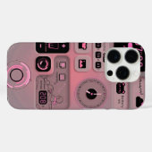 Süßer Rosa Ästhetik-Handyaufkleber Case-Mate iPhone Hülle (Rückseite (Horizontal))