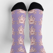 Süßer Rosa Axolotl Thunder_Cove  Socken (Oben)