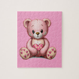 Süßer Rosa Bär Puzzle