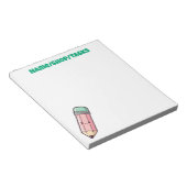 Süßer Rosa Bleistift Notizblock (angewinkelt)