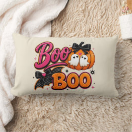 Süßer Rosa Boo Boo Halloween Mädchen Kürbis Lendenkissen