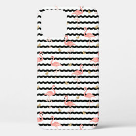 Süßer Rosa Flamingo Nahtloses Muster Case-Mate iPhone Hülle