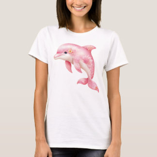 SÜSSER ROSA GLÜCKLICHER DELPHIN T-Shirt