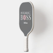 Süßer Rosa Grauer Pickleball Chef  Schläger (Links)