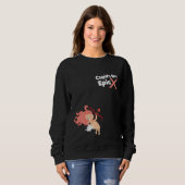 Süßer rosa Haar Amor Sweatshirt (Vorne ganz)
