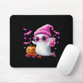 Süßer rosa Halloween-Geist - Lustiger Retro-Geist Mousepad (Mit Mouse)