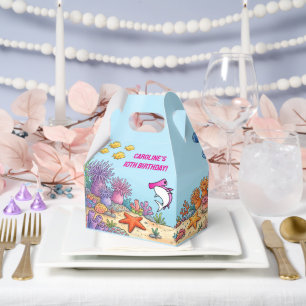 Süßer Rosa Hammerhai-Ozean-Geburtstag Geschenkschachtel