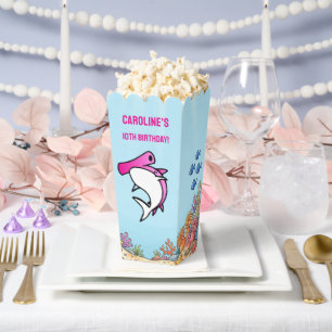 Süßer Rosa Hammerhai Ozean Geburtstag Geschenkschachtel