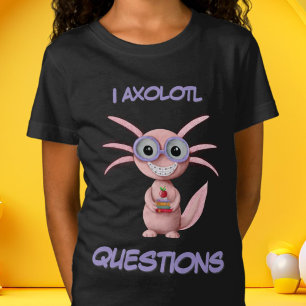 Süßer Rosa I Axolotl Fragen Kinder T-Shirt