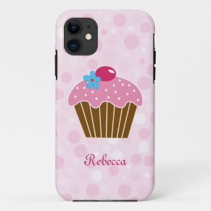 Süßer rosa kleiner Kuchen iPhone 11 Hülle
