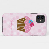Süßer rosa kleiner Kuchen Case-Mate iPhone Hülle (Rückseite (Horizontal))