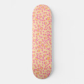 Süßer Rosa Leopard Tierdruck Glam 1 Skateboard (Vorderseite)