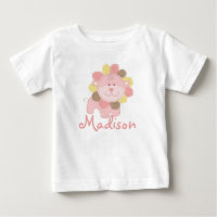 Süßer Rosa Löwe Safari Dschungel Personalisierter