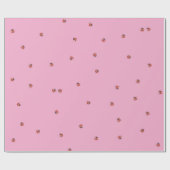 Süßer rosa Marienkäfer Geschenkpapier (Flach)