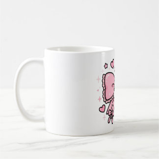 Süßer Rosa-Oktopus-Kaffeebecher – Bezauberndes Mee Kaffeetasse