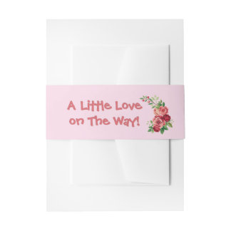 Süßer rosa Teddybär-Baby-Party Einladungsbanderole