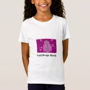 Süßer Rosa und Lila Marienkäfer T-Shirt
