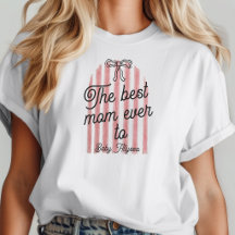 Süßer Rosa und Weißer Bogen Beste Mama Ever Baby N