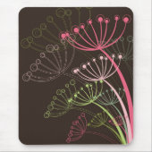 Süßer rosa wunderlicher Löwenzahn-schicke Mousepad (Vorne)