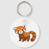 Süßer Rote Panda Schlüsselanhänger (Vorderseite)
