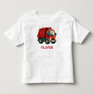 Süßer roter Kipper Kleinkind T-shirt