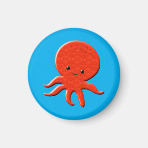 Süßer roter Oktopus Magnet
