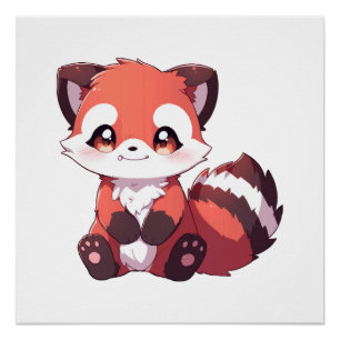süßer Roter Panda Poster