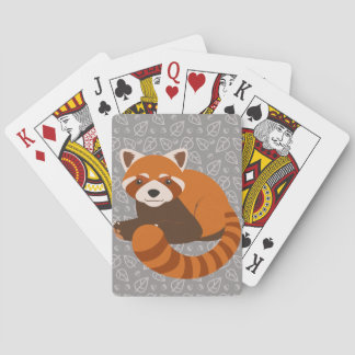 Süßer Roter Panda Spielkarten