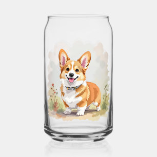 Süßer roter Pembroke Welsh Corgi Hund Dosenglas