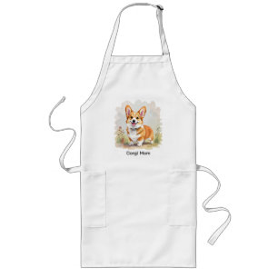 Süßer roter Pembroke Welsh Corgi Hund Lange Schürze