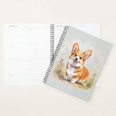 Süßer roter Pembroke Welsh Corgi Hund Planer (Anzeige)