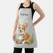 Süßer roter Pembroke Welsh Corgi Hund Schürze (InSitu)