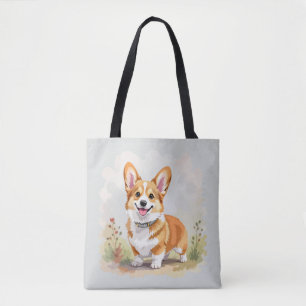 Süßer roter Pembroke Welsh Corgi Hund Tasche