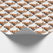 Süßer Rotfuchs Geschenkpapier (Ecke)