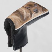 Süßer Ruby Cavalier King Charles Spaniel Golf Headcover (3/4 Vorderseite)