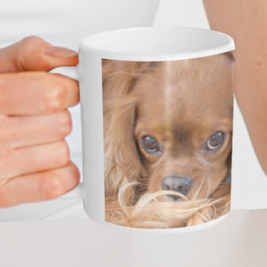 Süßer Ruby Cavalier King Charles Spaniel Kaffeetasse