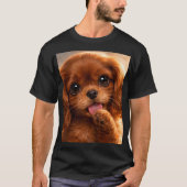 Süßer Ruby Cavalier Spaniel T-Shirt (Vorderseite)