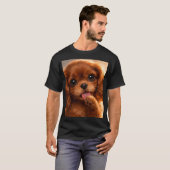 Süßer Ruby Cavalier Spaniel T-Shirt (Vorne ganz)